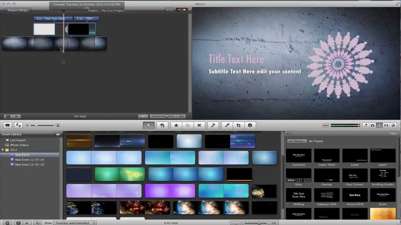 how to sync audio and video in imovie?